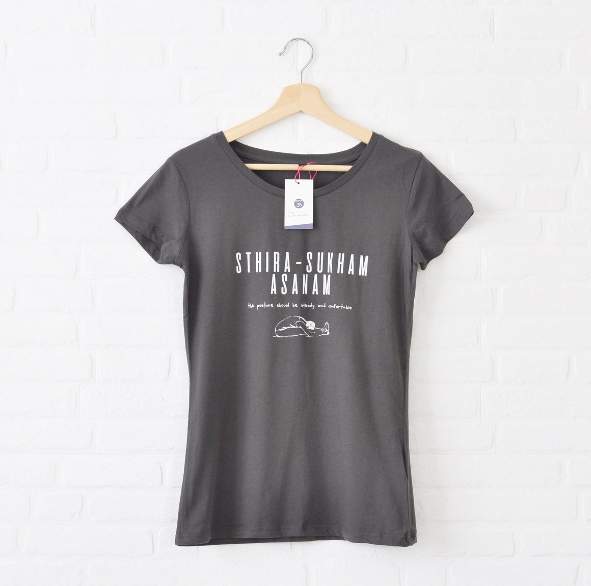 Camiseta Mujer Sthira Sukham Asanam