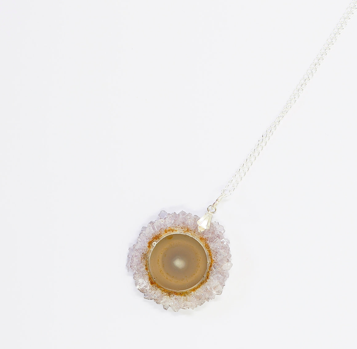 Estalactita flor Amatista | Plata