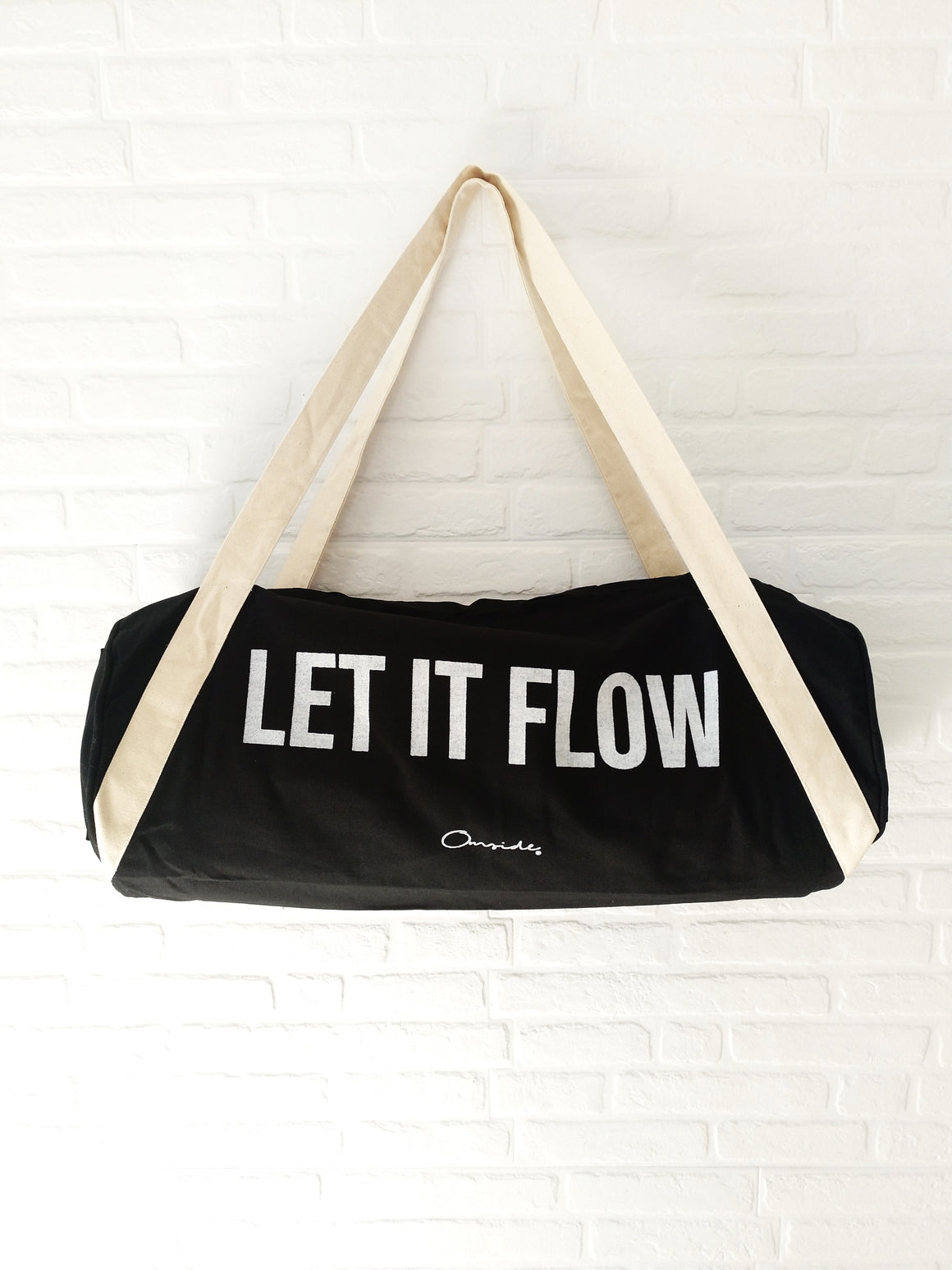 Bolsa de transporte "Let it flow".
