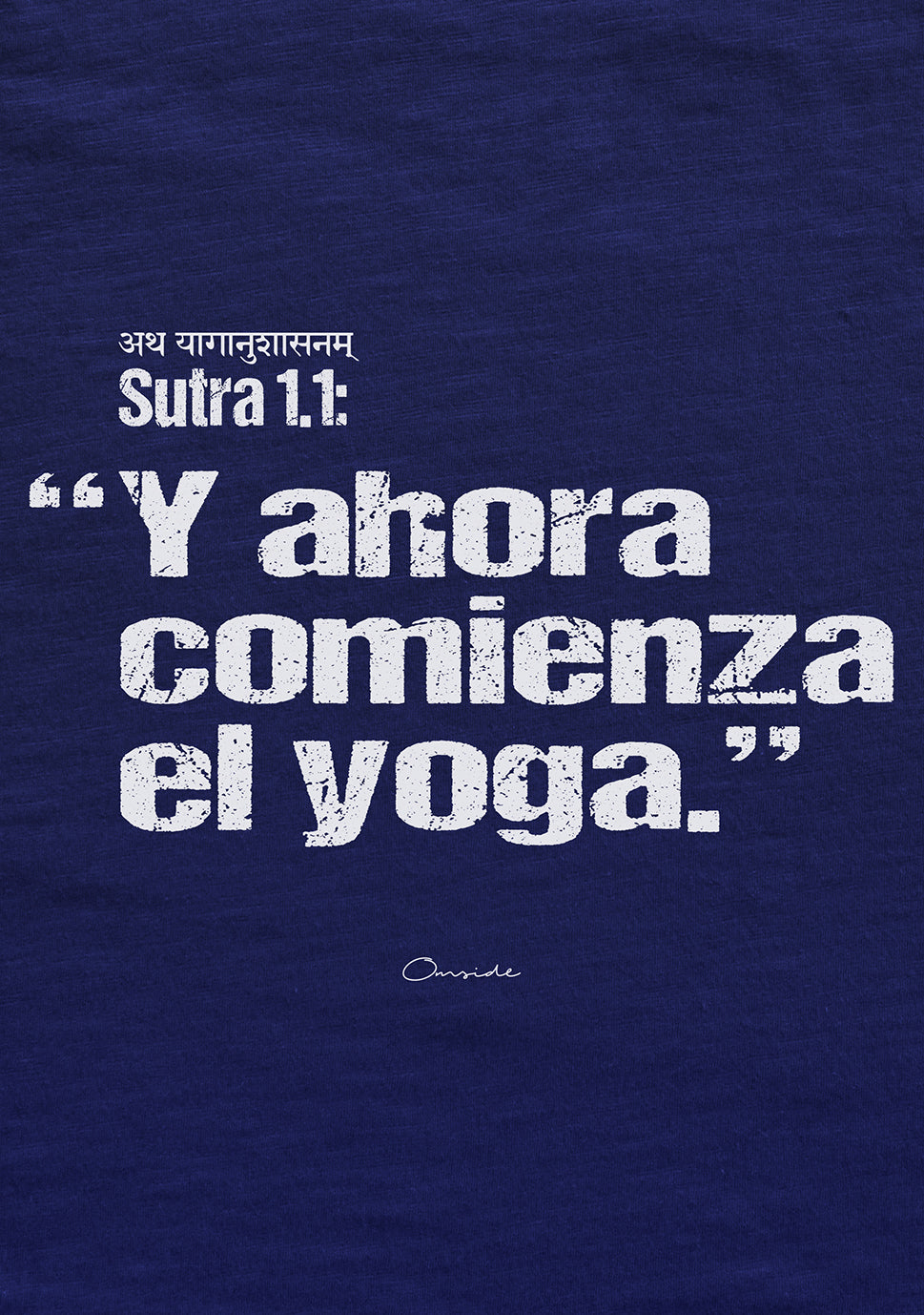 Camiseta Hombre Sutra Patanjali