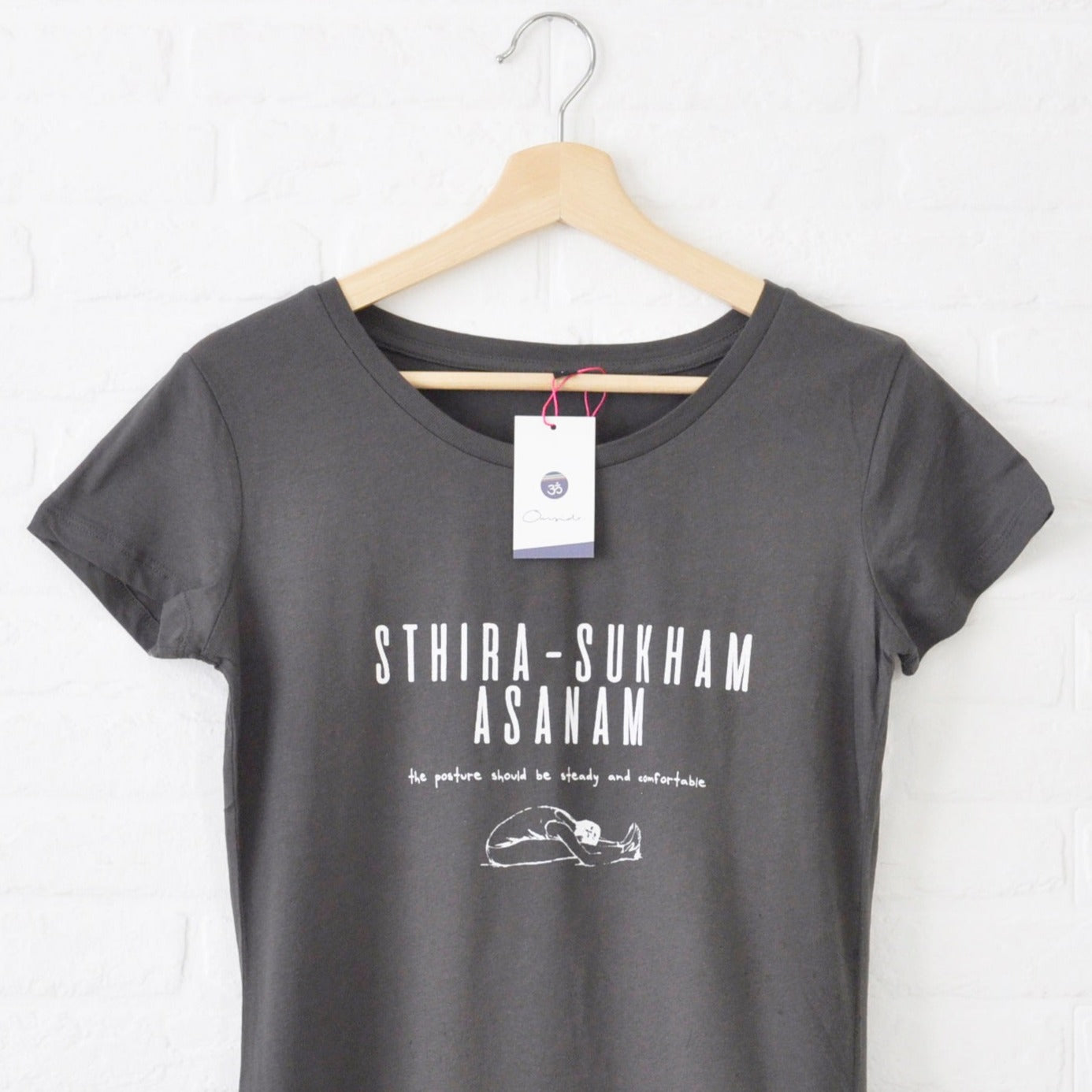 Camiseta Mujer Sthira Sukham Asanam